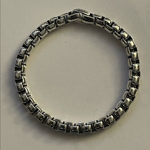 David Yurman 7mm men’s box link bracelet s…